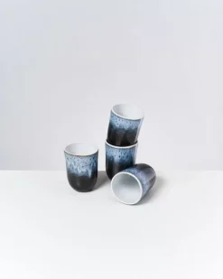 Motel a Miio 4 Teilige Sets^Alcachofra 4Er Set Becher Gros Schwarz