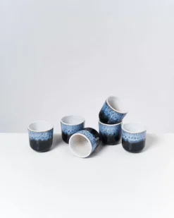 Motel a Miio 6 Teilige Sets^Alcachofra 6Er Set Becher Klein Schwarz
