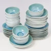 Motel a Miio Geschirr Sets^Alcachofra Grunblau - 40 Teiliges Set