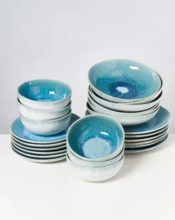Motel a Miio 24 Teilige Sets^Alcachofra Grunblau - 24 Teiliges Set