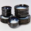 Motel a Miio Geschirr Sets^Alcachofra Schwarz - 32 Teiliges Set