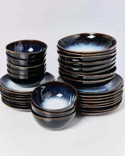 Motel a Miio 32 Teilige Sets^Alcachofra Schwarz - 32 Teiliges Set