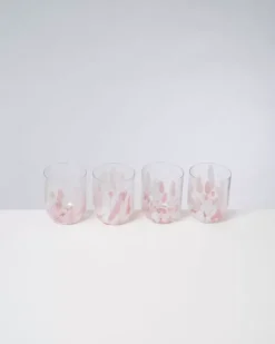 Motel a Miio Gläser^Alegria 4Er Set Glas Gros Drops Rose