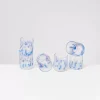 Motel a Miio Gläser^Alegria 6Er Set Glas Klein Big Drops Blau