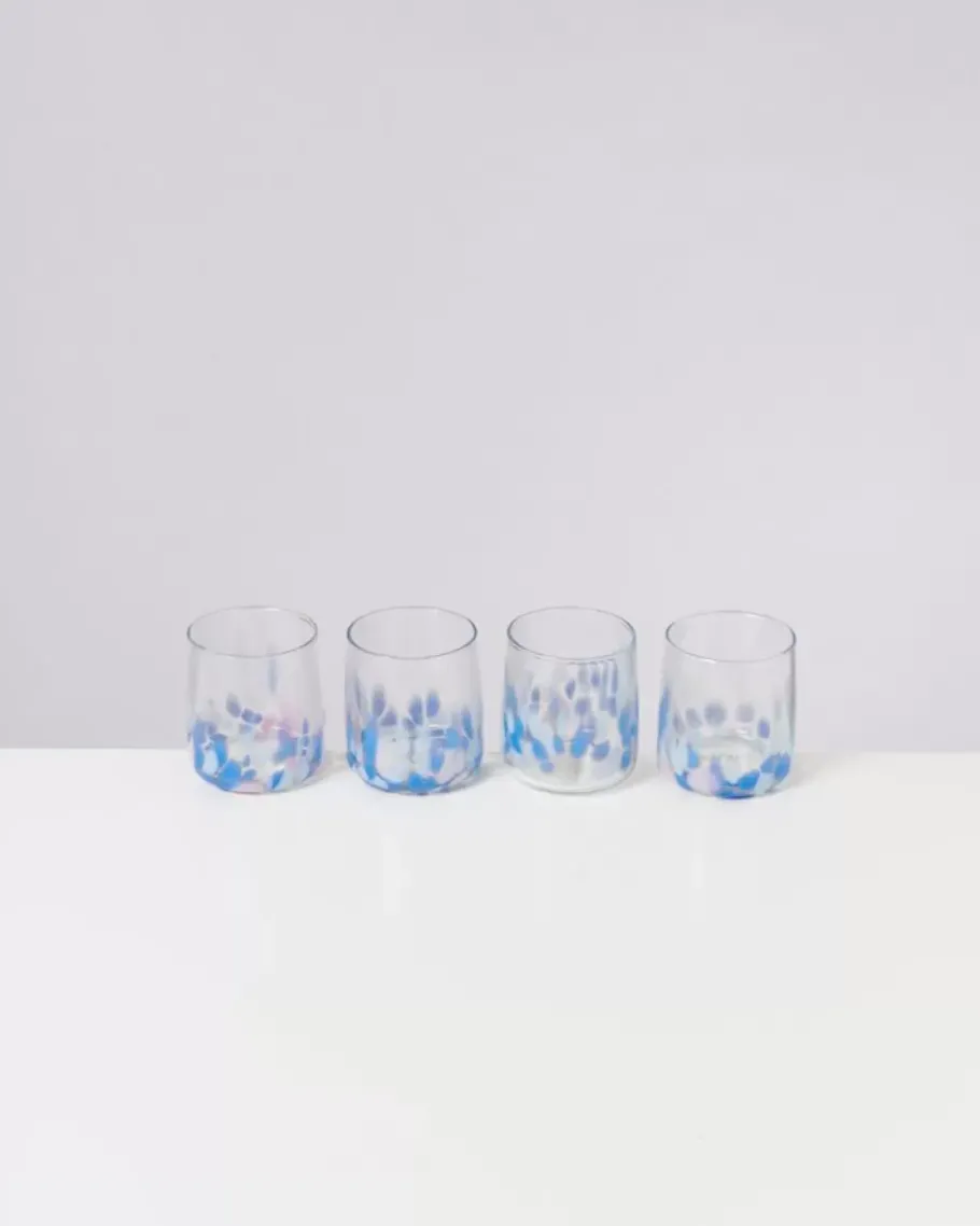 Motel a Miio Gläser^Alegria Glas Klein Big Drops Blau