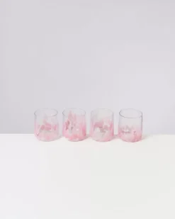 Motel a Miio Gläser^Alegria Glas Klein Big Drops Rosa