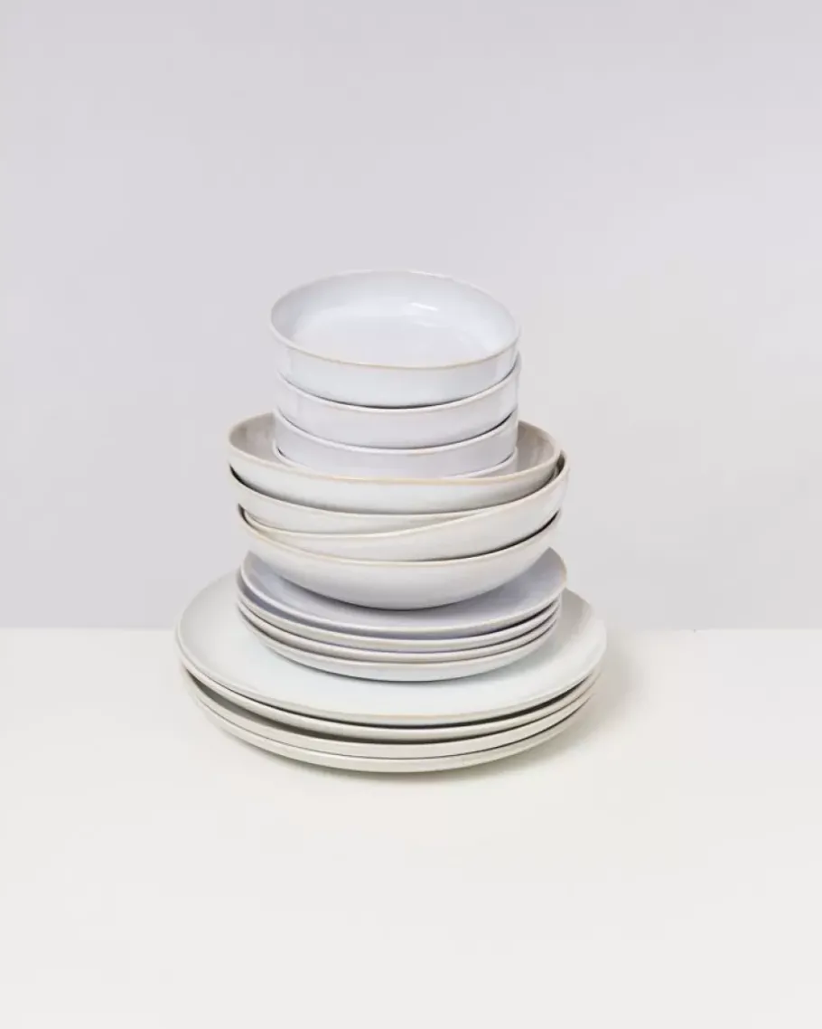 Motel a Miio Geschirr Sets^All White - 16 Teiliges Set