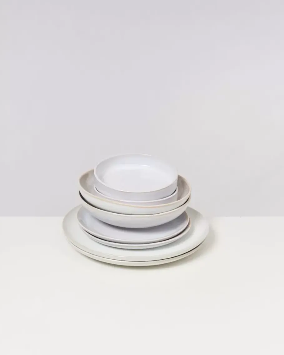 Motel a Miio Geschirr Sets^All White - 8 Teiliges Set