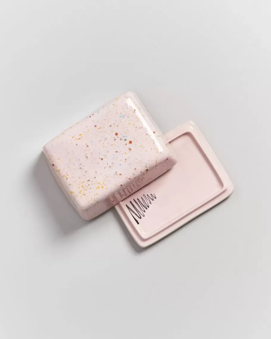 Motel a Miio Butterdosen^Alojamento Butterdose Rosa Gesprenkelt