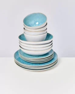 Motel a Miio Geschirr Sets^Areia Aqua - 16 Teiliges Set