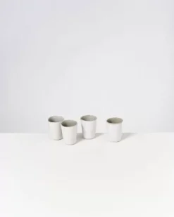 Motel a Miio Tassen & Becher^Areia 4Er Set Espressobecher Grau
