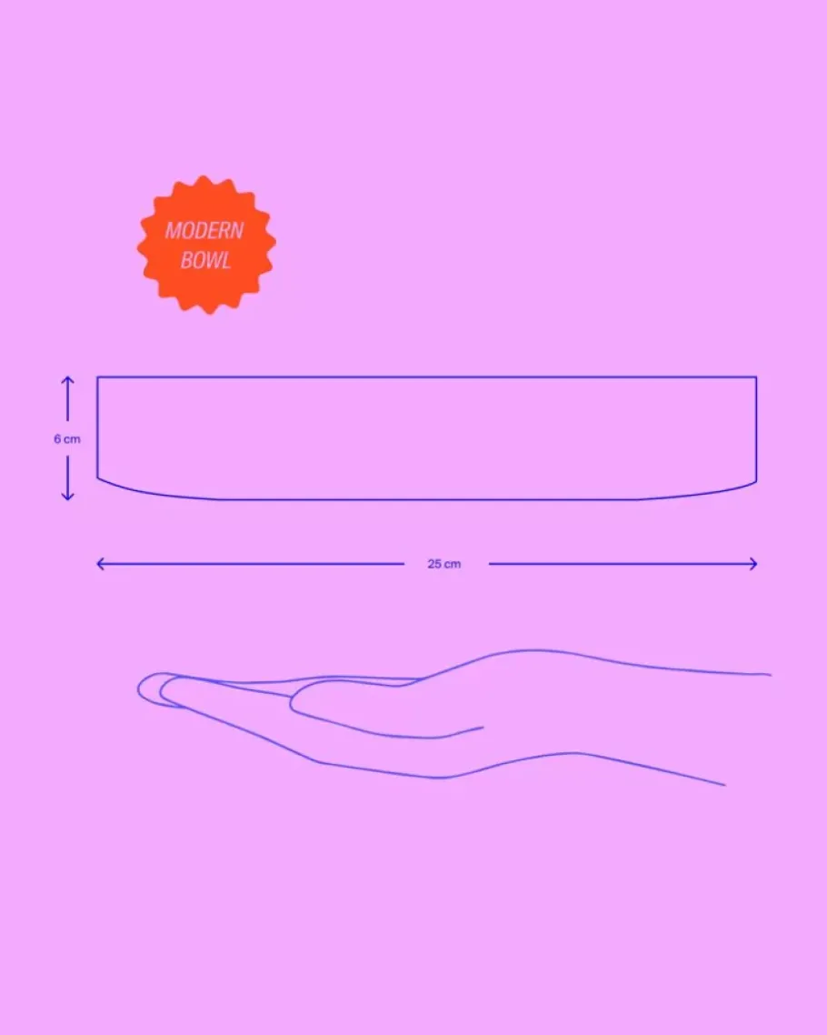 Motel a Miio Servierschalen^Areia Schale Modern Gros Grau