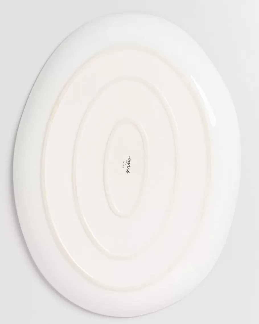 Motel a Miio Servierplatten^Areia Servierplatte Oval Xl Grau