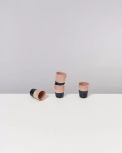 Motel a Miio 4 Teilige Sets^Bica 4Er Set Espressobecher Pink Navy Cream