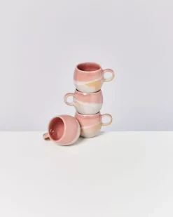 Motel a Miio 4 Teilige Sets^Bica 4Er Set Tasse Klein Pink Cream