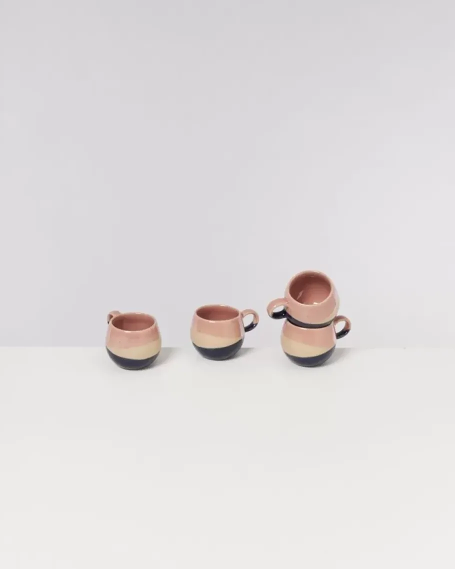 Motel a Miio Espressotassen^Bica Espressotasse Pink Navy Cream