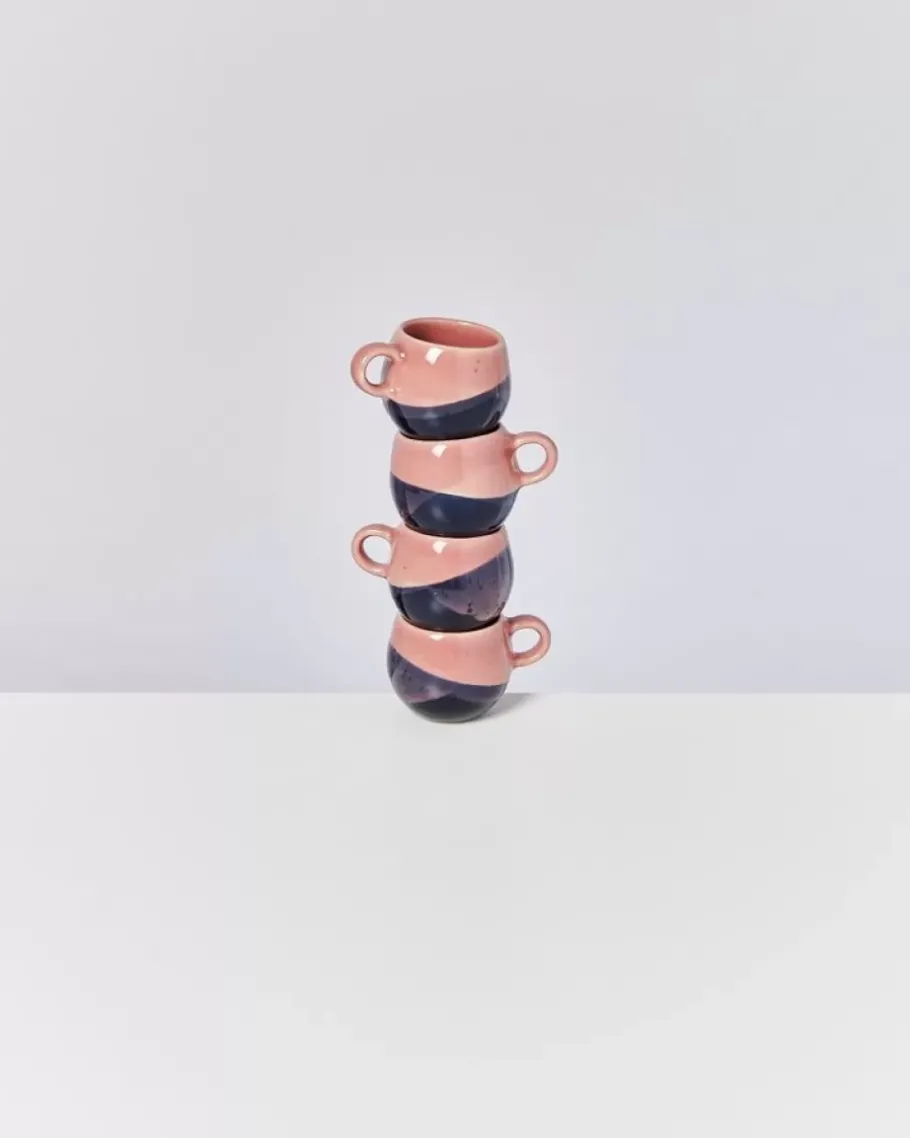 Motel a Miio Tassen & Becher^Bica Espressotasse Pink Navy