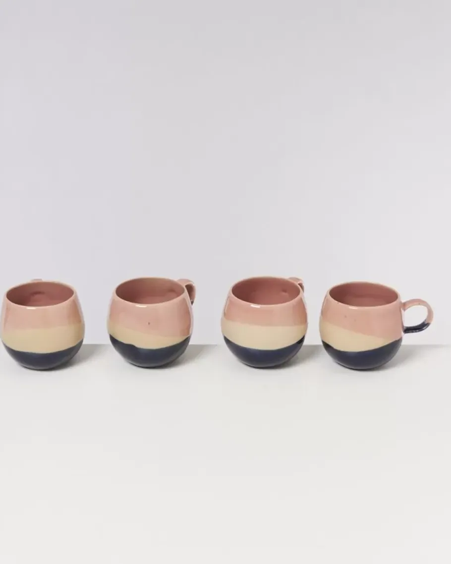 Motel a Miio Große Tassen^Bica Tasse Gros Pink Navy Cream