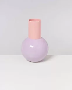 Motel a Miio Bola L^Bola Vase L Lila Rosa
