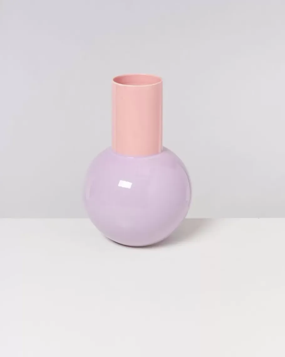 Motel a Miio Bola L^Bola Vase L Lila Rosa
