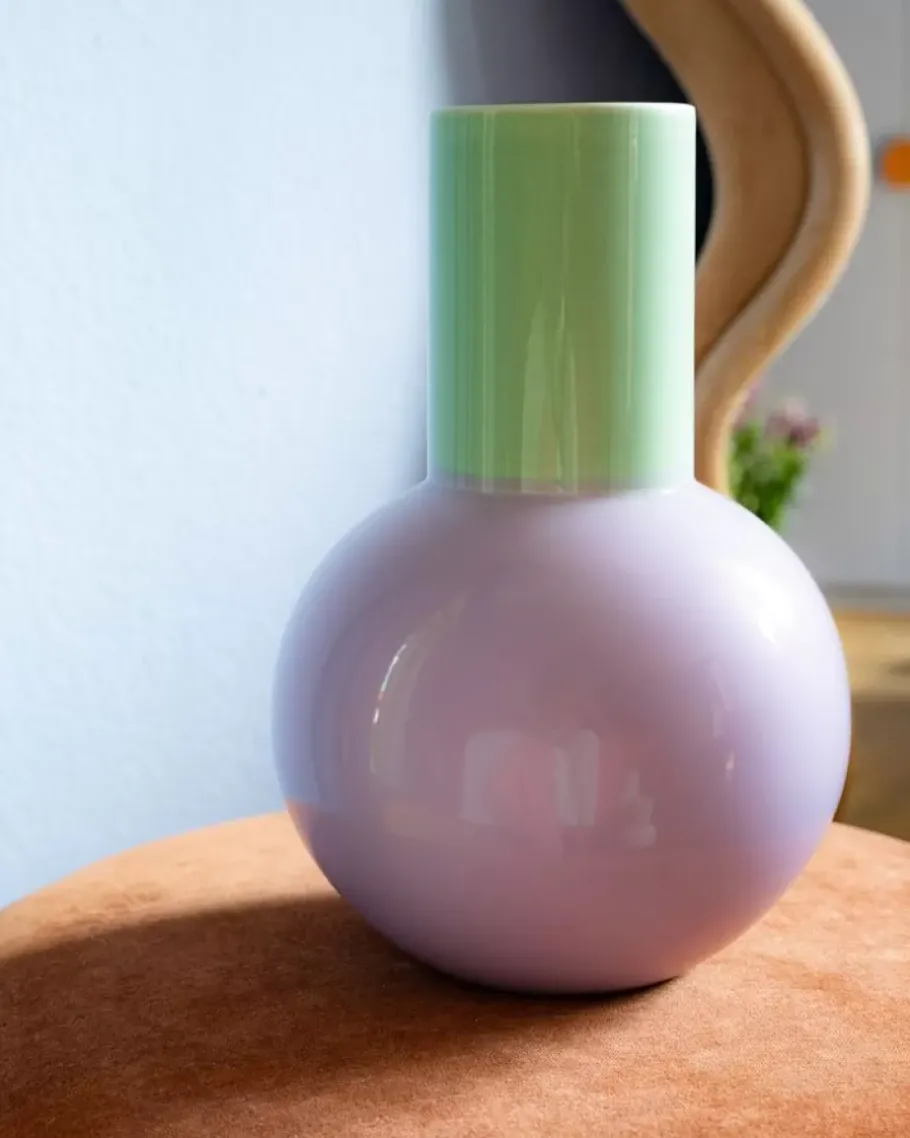 Motel a Miio Vasen^Bola Vase L Pastell Mint Lila