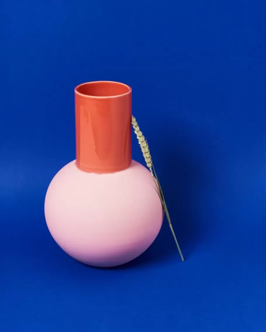 Motel a Miio Bola L^Bola Vase L Rose Coral