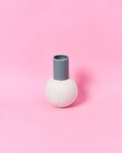 Motel a Miio Bola M^Bola Vase M Graublau Gesprenkelt