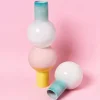 Motel a Miio Vasen^Bola Vase M Grun Rosa Gesprenkelt