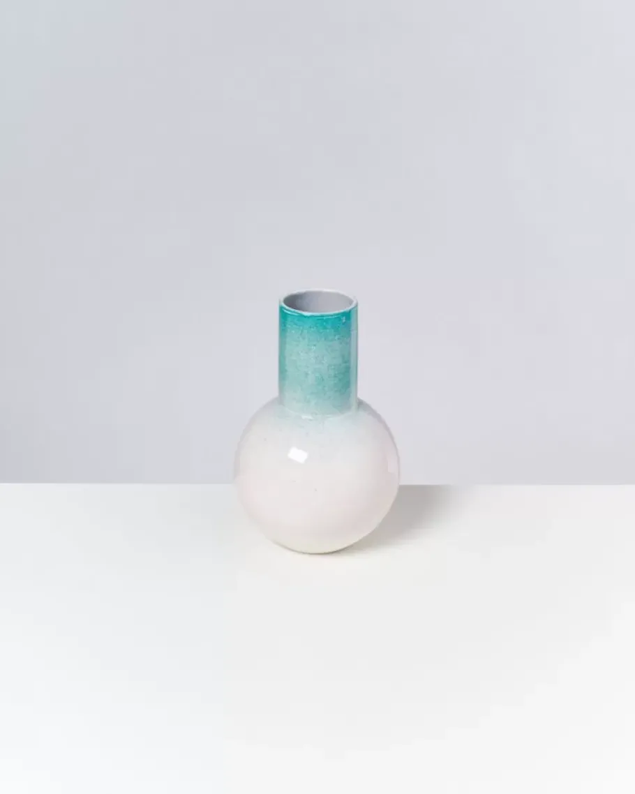 Motel a Miio Vasen^Bola Vase M Grun Rosa Gesprenkelt