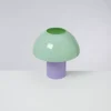 Motel a Miio Lampen^Cogumelo Glaslampe Mint Lila