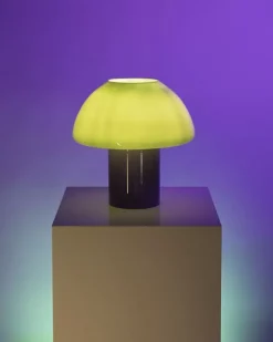 Motel a Miio Lampen^Cogumelo Glaslampe Mint Lila