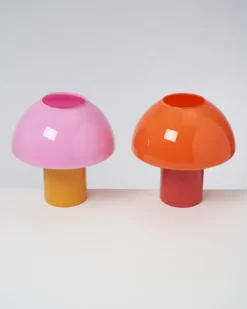 Motel a Miio Lampen^Cogumelo Glaslampe Orange Rot