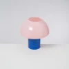 Motel a Miio Lampen^Cogumelo Glaslampe Rosa Blau