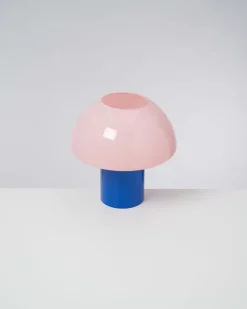 Motel a Miio Lampen^Cogumelo Glaslampe Rosa Blau