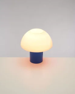 Motel a Miio Lampen^Cogumelo Glaslampe Rosa Blau
