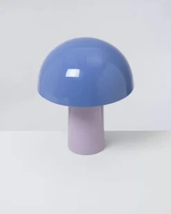 Motel a Miio Lampen^Cogumelo Keramiklampe Cornflower Lila