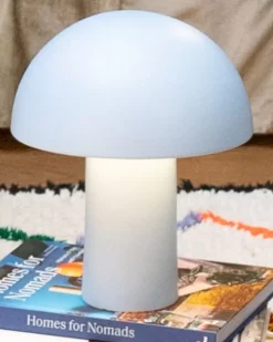 Motel a Miio Lampen^Cogumelo Keramiklampe Hellblau