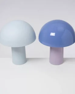 Motel a Miio Lampen^Cogumelo Keramiklampe Hellblau