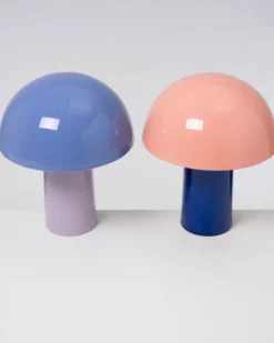 Motel a Miio Lampen^Cogumelo Keramiklampe Rosa Blau