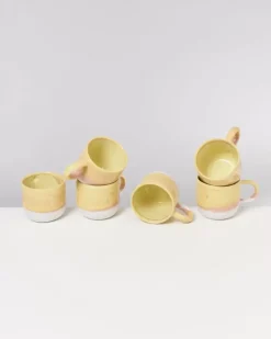 Motel a Miio Tassen & Becher^Coimbra 6Er Set Tasse Gros Gelb