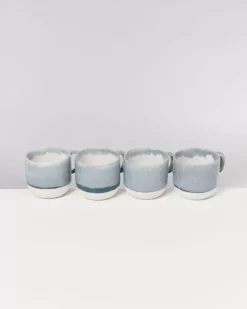 Motel a Miio 4 Teilige Sets^Coimbra 4Er Set Teetasse Graublau