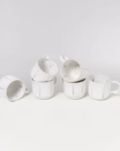 Motel a Miio Tassen & Becher^Coimbra 6Er Set Teetasse Weis Blau