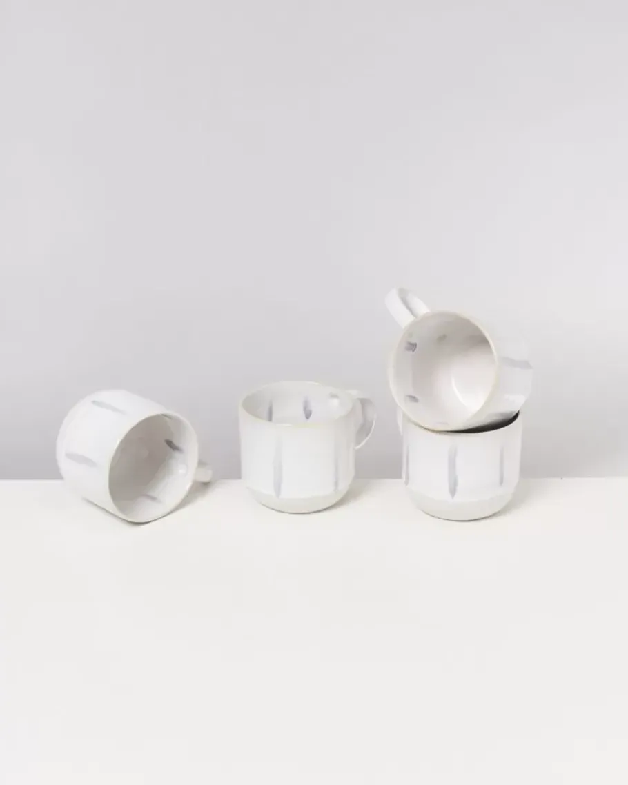 Motel a Miio Tassen & Becher^Coimbra 4Er Set Teetasse Weis Blau