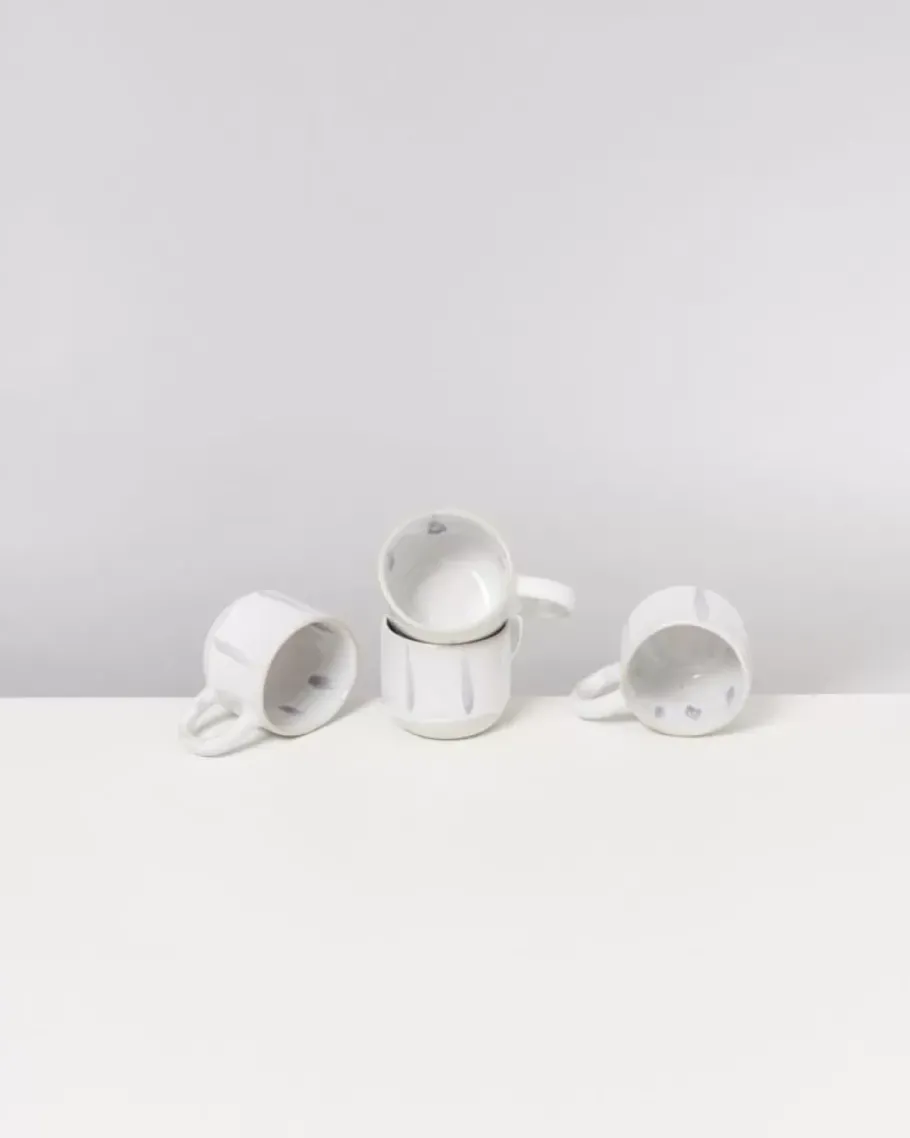 Motel a Miio Kleine Tassen^Coimbra Tasse Klein Weis Blau