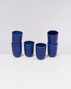 Motel a Miio 6 Teilige Sets^Copa Alto 6Er Set Becher Gros Dunkelblau