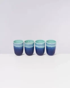 Motel a Miio Tassen & Becher^Copa Alto 4Er Set Becher Gros Turkis