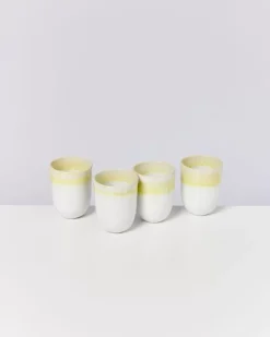 Motel a Miio 4 Teilige Sets^Copa Alto 4Er Set Becher Gros Gelb