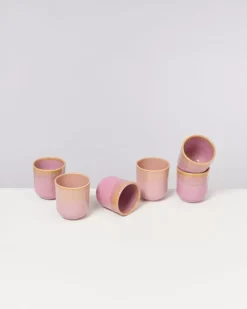 Motel a Miio 6 Teilige Sets^Copa Alto 6Er Set Becher Klein Gelb Rose