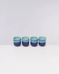 Motel a Miio 4 Teilige Sets^Copa Alto 4Er Set Becher Klein Turkis