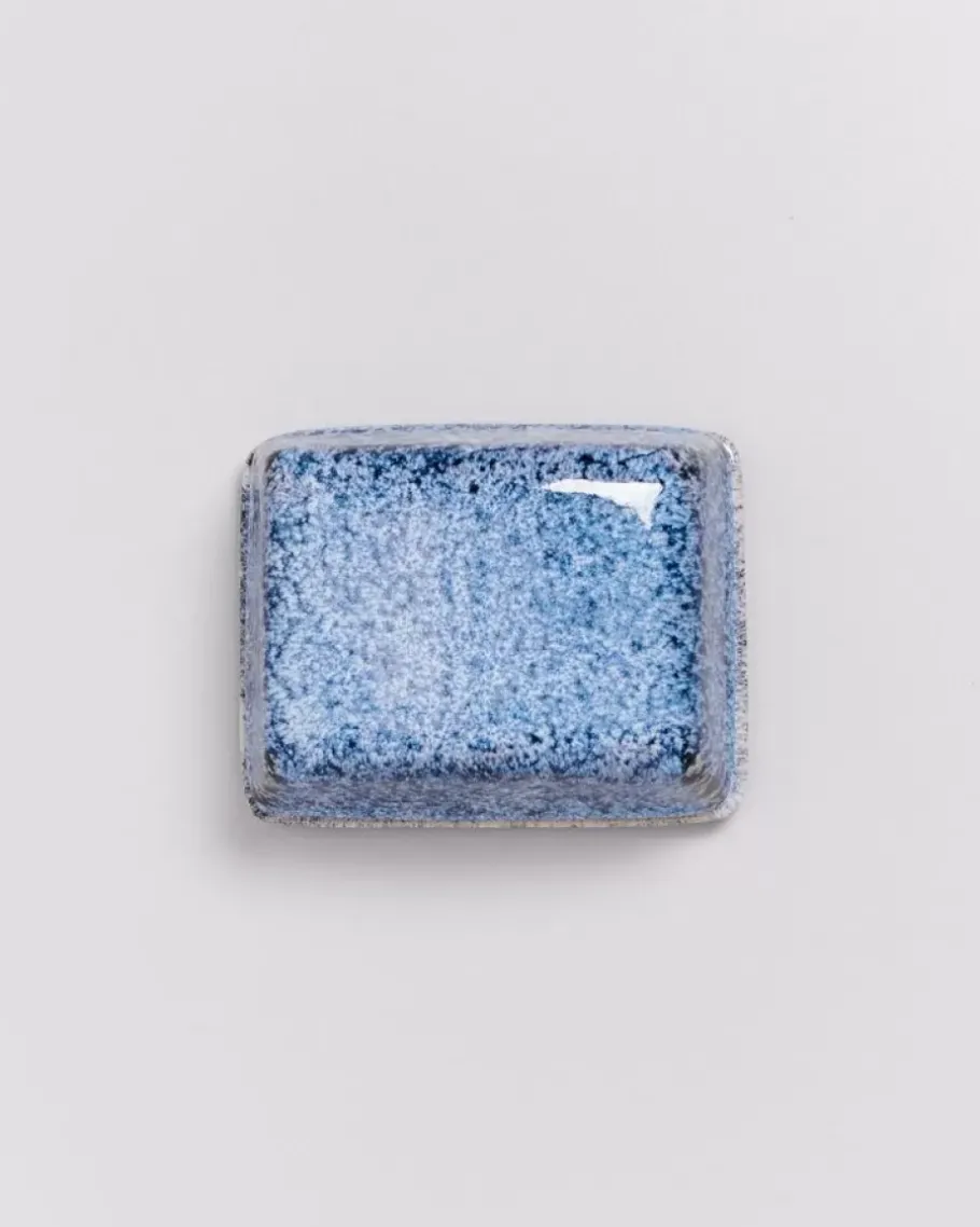 Motel a Miio Butterdosen^Cordoama Butterdose Blau Gesprenkelt